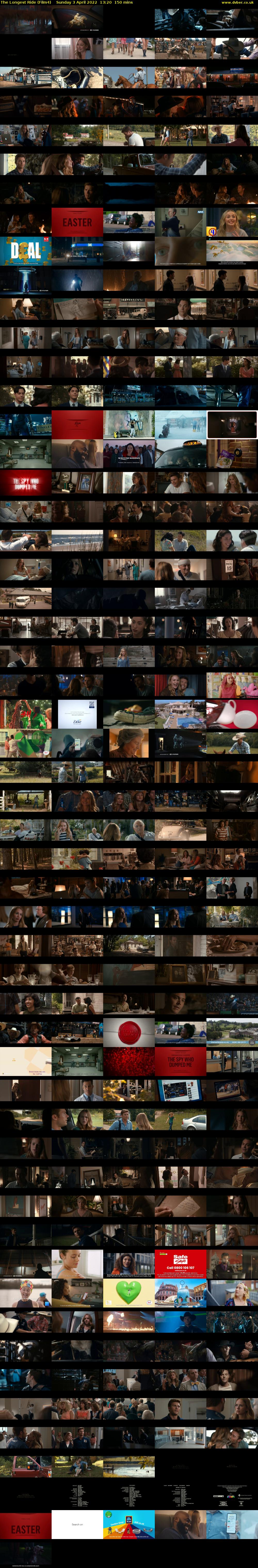 The Longest Ride (Film4) Sunday 3 April 2022 13:20 - 15:50