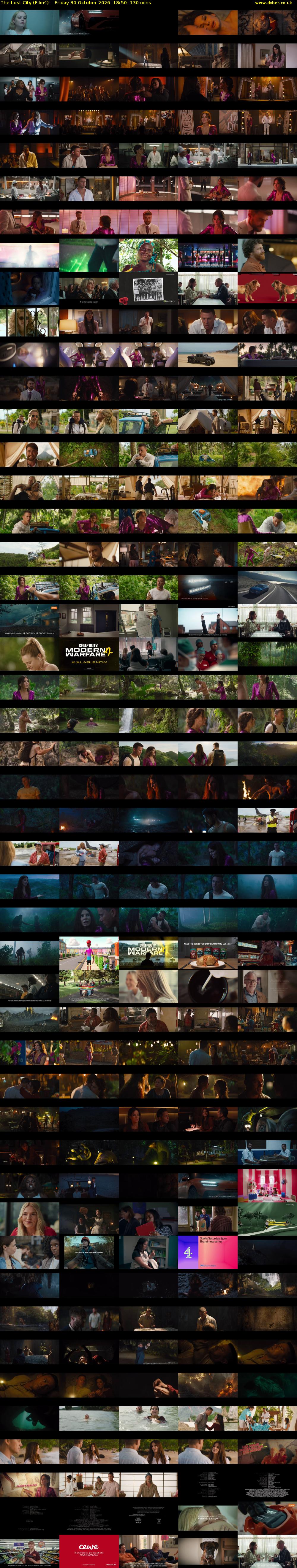The Lost City (Film4) Friday 30 October 2026 18:50 - 21:00