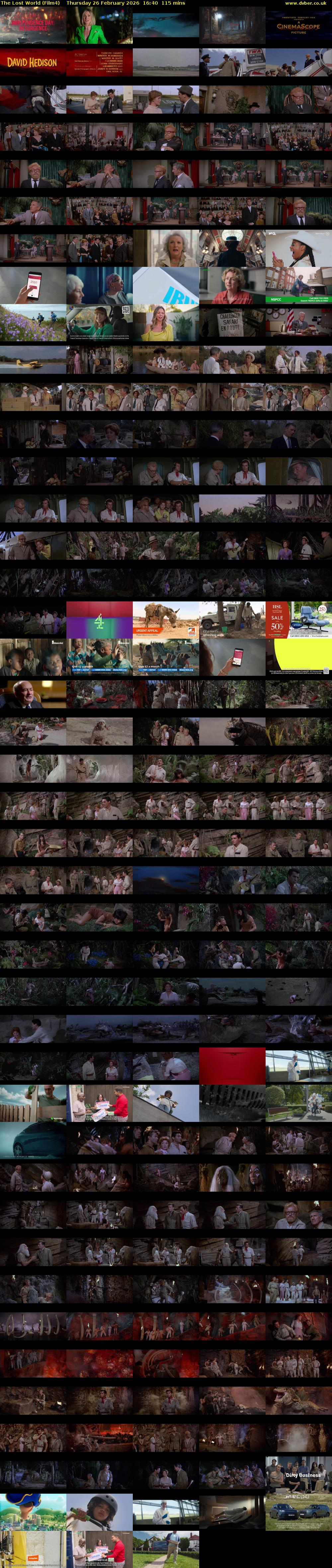 The Lost World (Film4) Thursday 26 February 2026 16:40 - 18:35