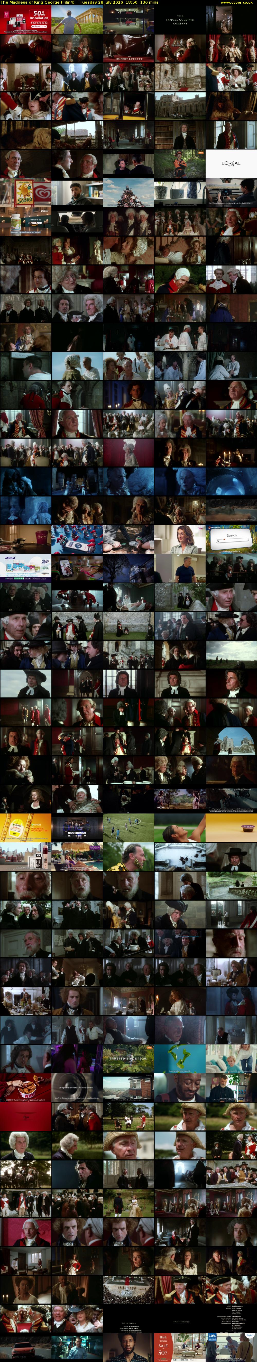 The Madness of King George (Film4) Tuesday 28 July 2026 18:50 - 21:00