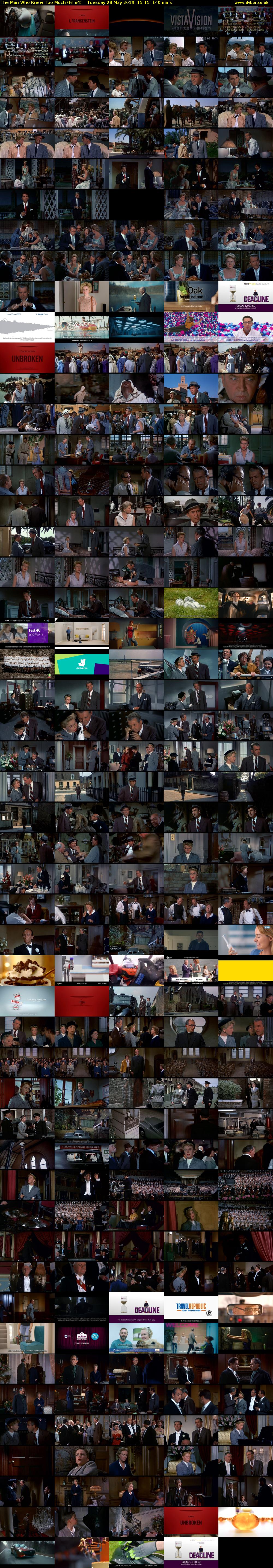 The Man Who Knew Too Much (Film4) Tuesday 28 May 2019 15:15 - 17:35