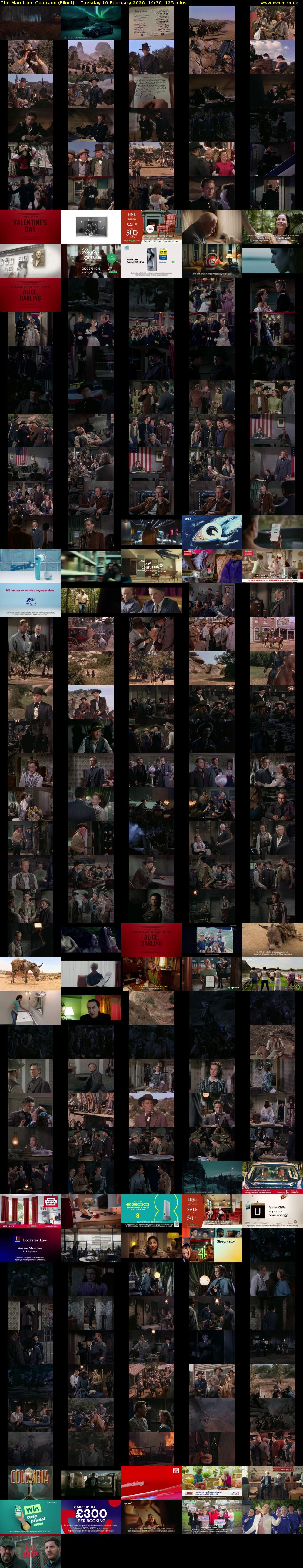 The Man from Colorado (Film4) Tuesday 10 February 2026 14:30 - 16:35