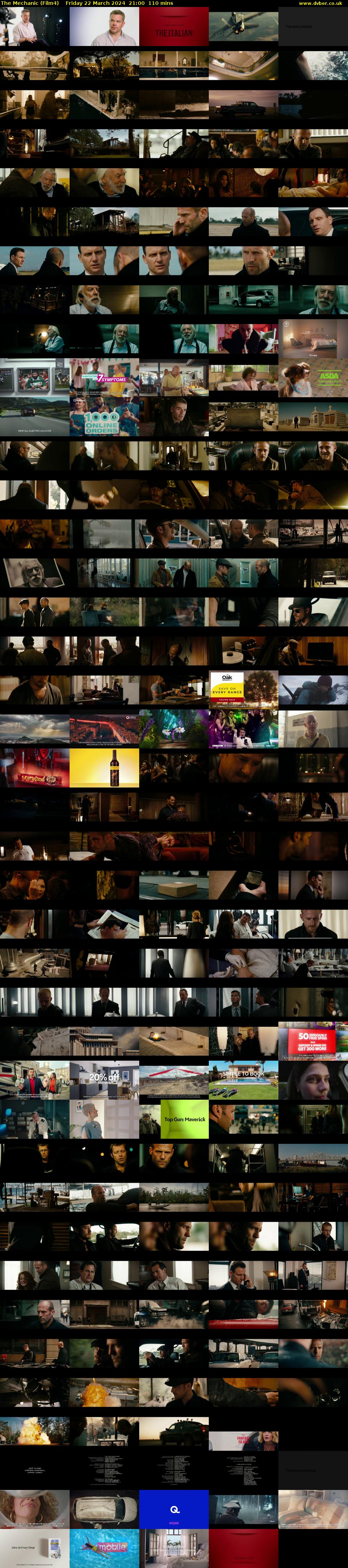 The Mechanic (Film4) Friday 22 March 2024 21:00 - 22:50