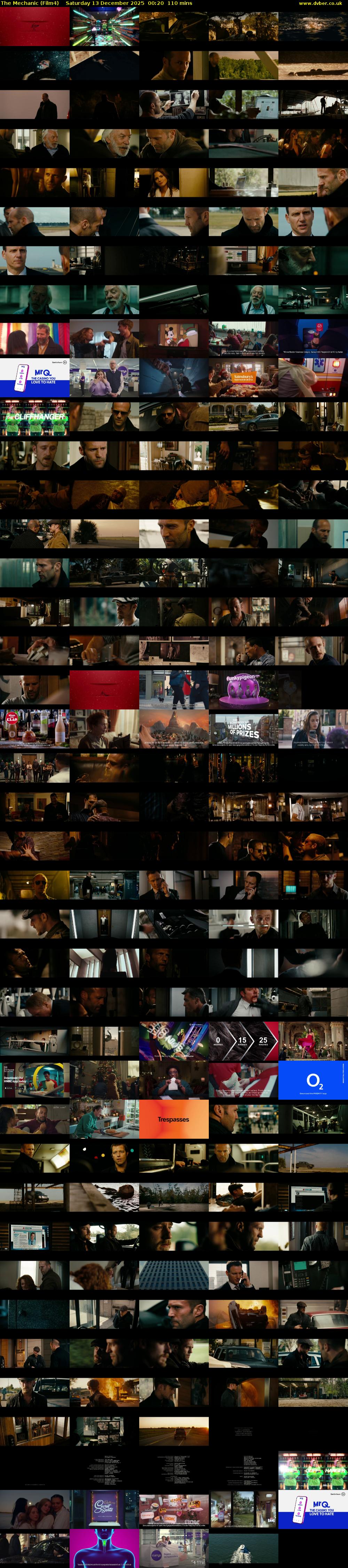 The Mechanic (Film4) Saturday 13 December 2025 00:20 - 02:10