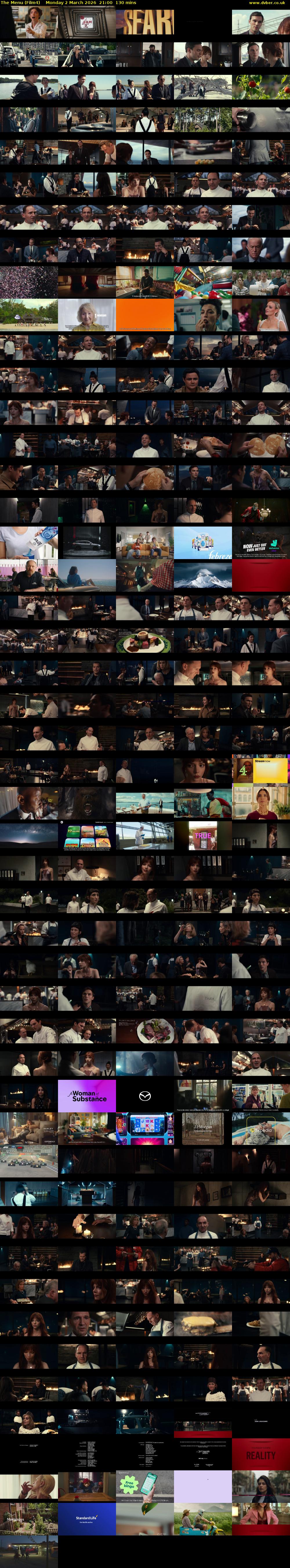 The Menu (Film4) Monday 2 March 2026 21:00 - 23:10