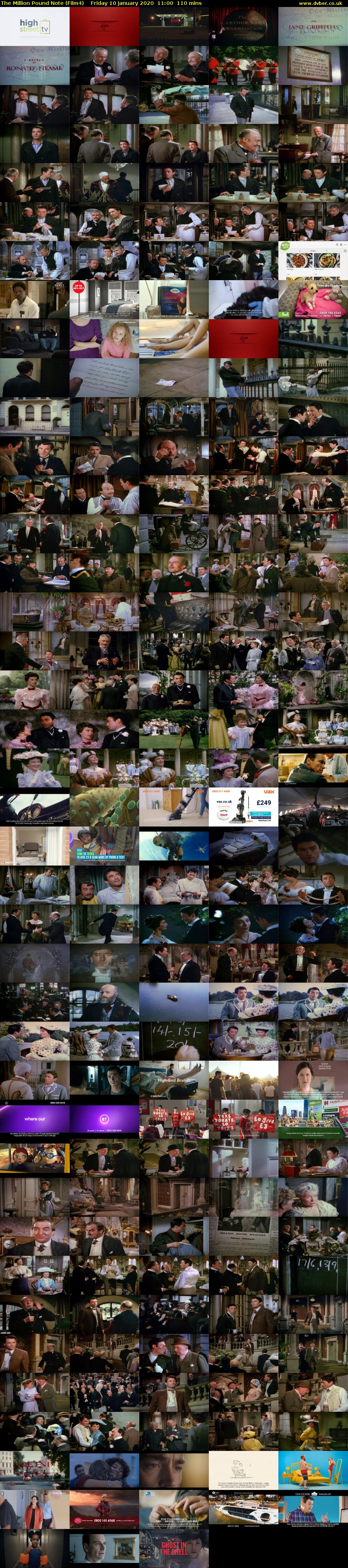 The Million Pound Note (Film4) Friday 10 January 2020 11:00 - 12:50