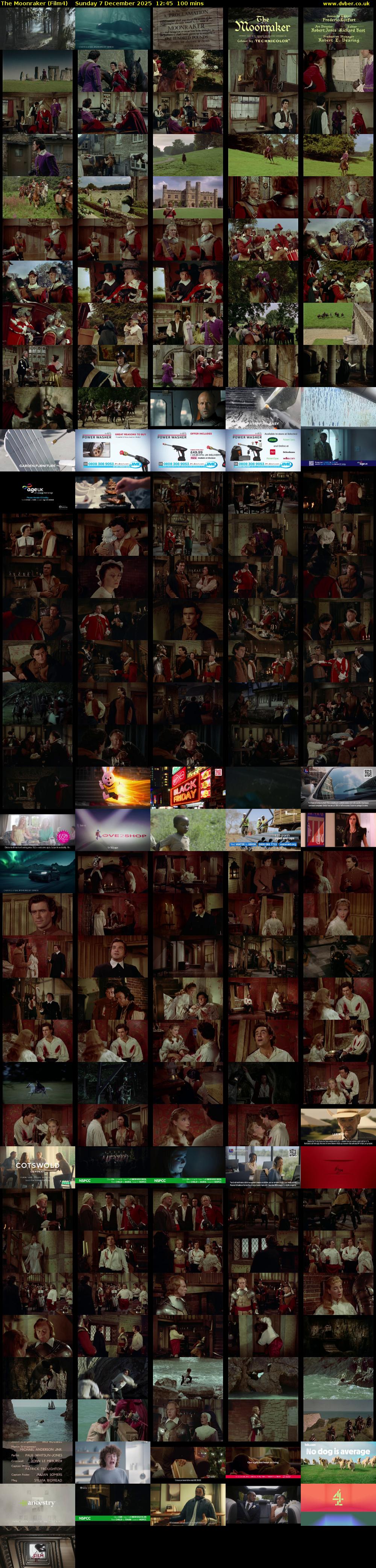 The Moonraker (Film4) Sunday 7 December 2025 12:45 - 14:25