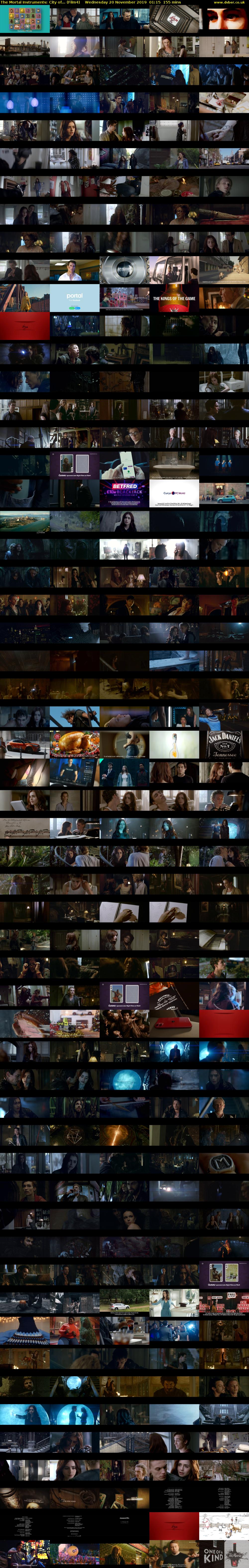 The Mortal Instruments: City of... (Film4) Wednesday 20 November 2019 01:15 - 03:50