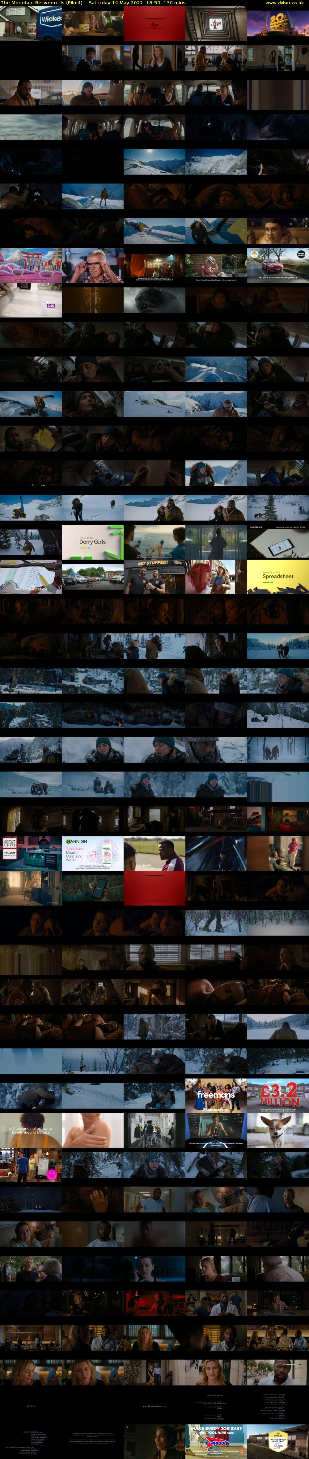 The Mountain Between Us (Film4) Saturday 14 May 2022 18:50 - 21:00