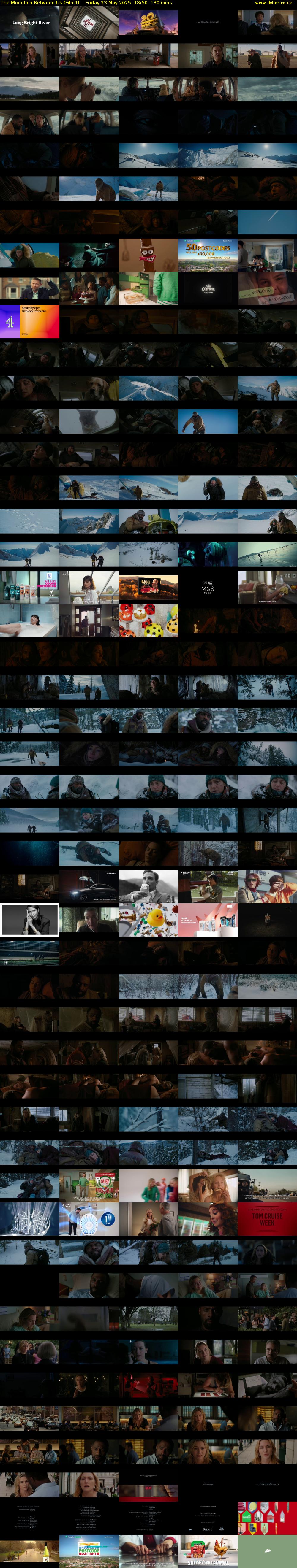 The Mountain Between Us (Film4) Friday 23 May 2025 18:50 - 21:00