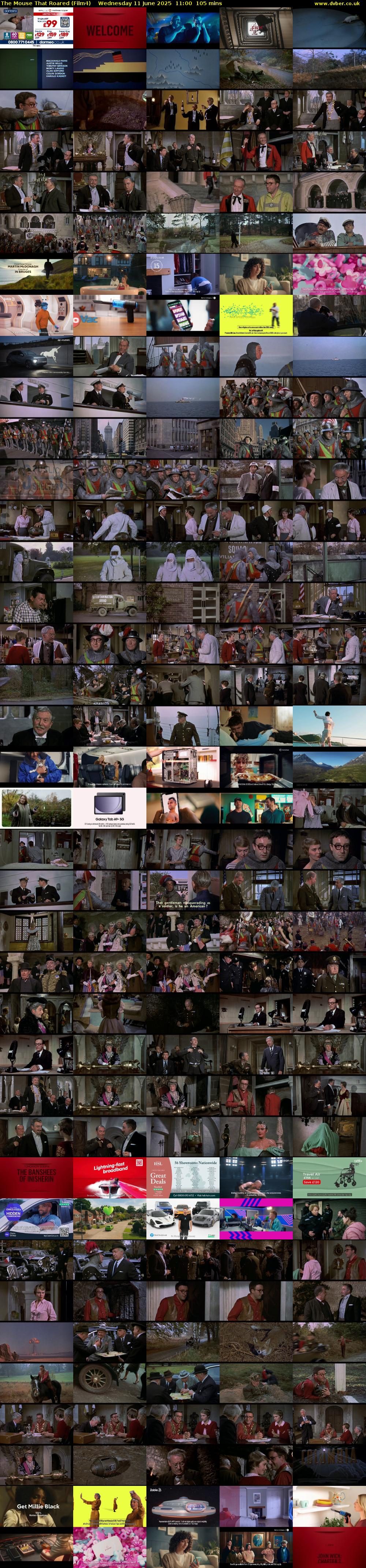 The Mouse That Roared (Film4) Wednesday 11 June 2025 11:00 - 12:45