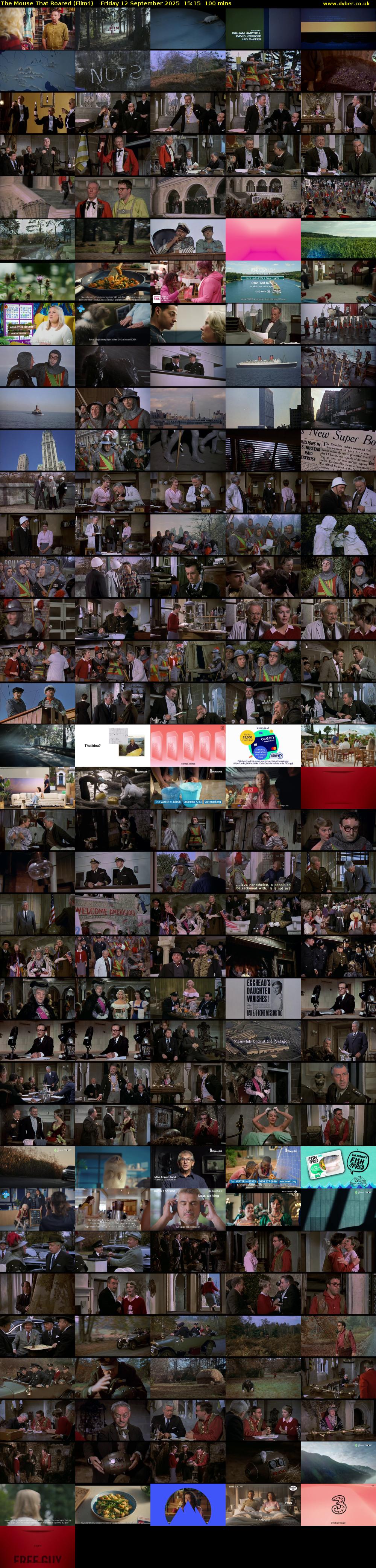 The Mouse That Roared (Film4) Friday 12 September 2025 15:15 - 16:55