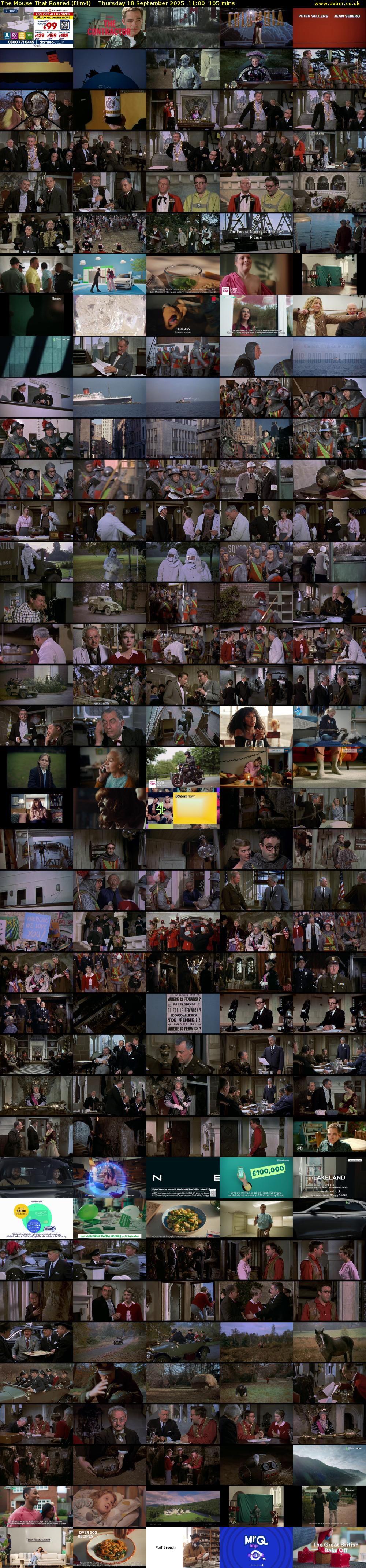 The Mouse That Roared (Film4) Thursday 18 September 2025 11:00 - 12:45