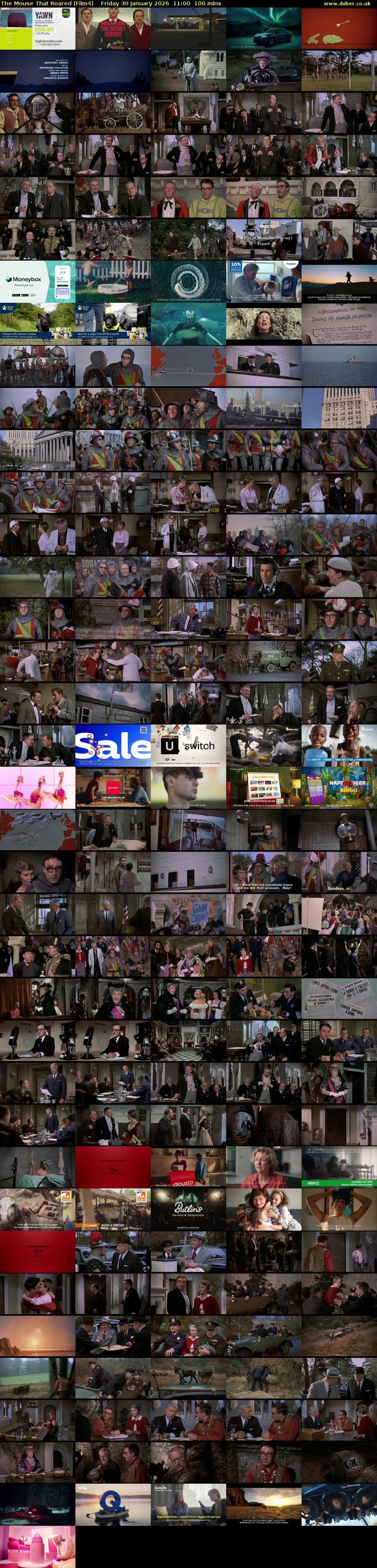 The Mouse That Roared (Film4) Friday 30 January 2026 11:00 - 12:40