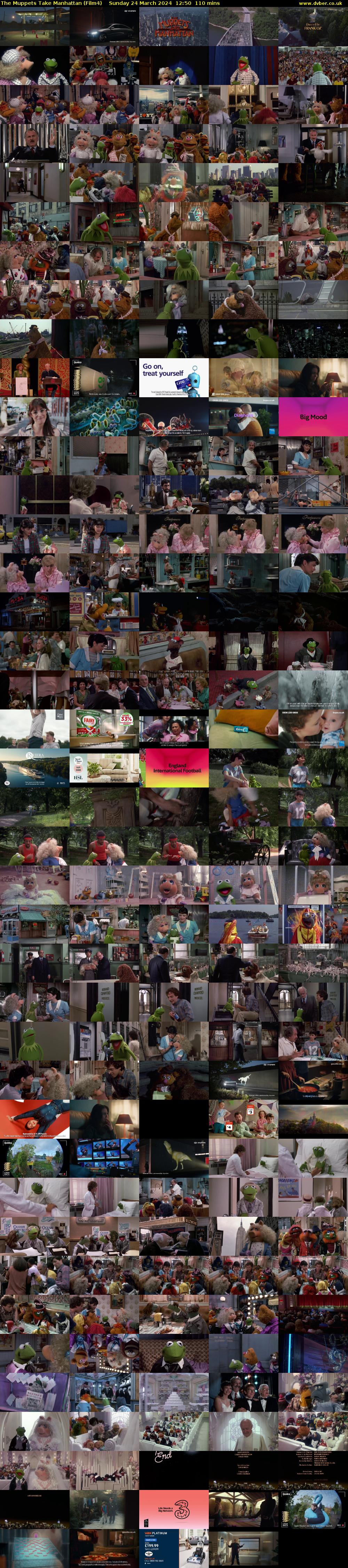 The Muppets Take Manhattan (Film4) Sunday 24 March 2024 12:50 - 14:40