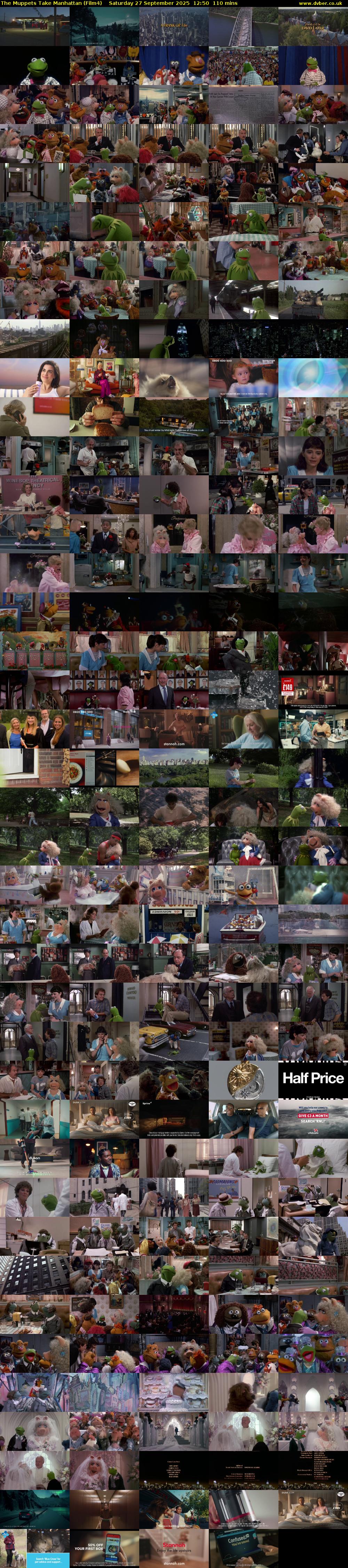 The Muppets Take Manhattan (Film4) Saturday 27 September 2025 12:50 - 14:40