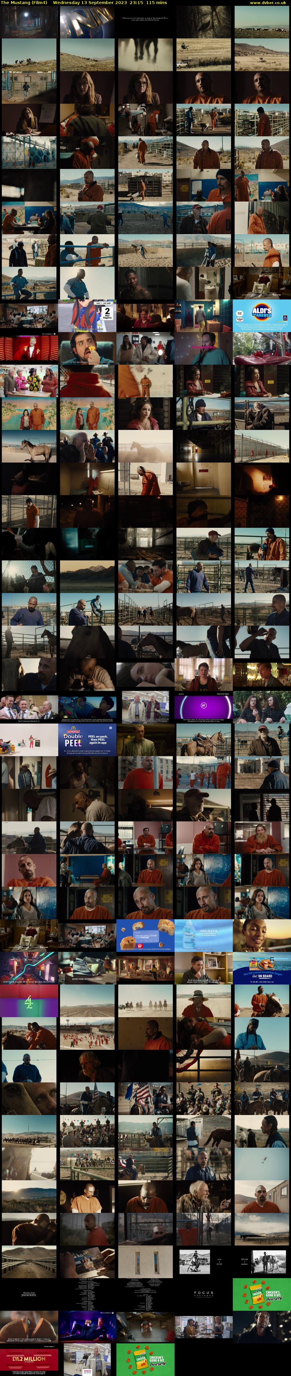 The Mustang (Film4) Wednesday 13 September 2023 23:15 - 01:10