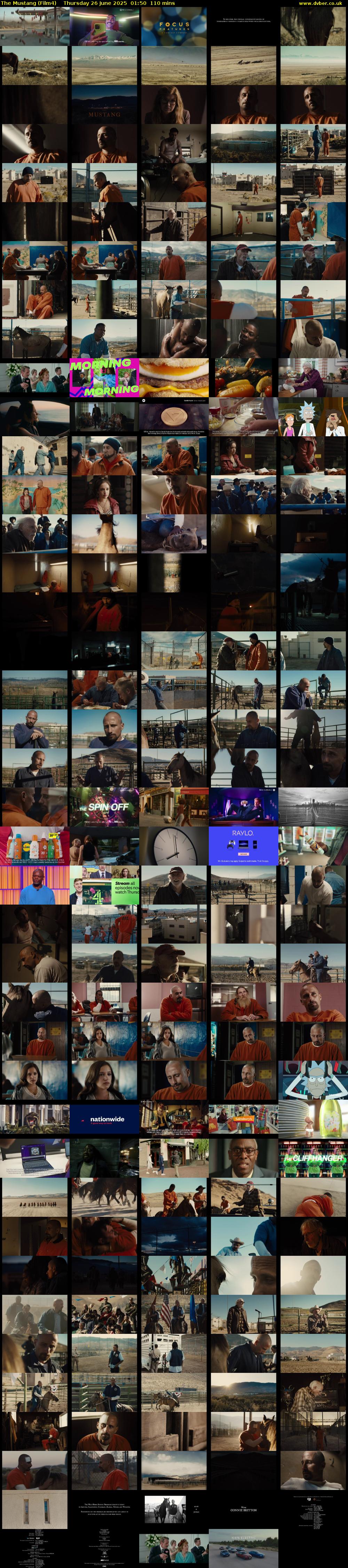 The Mustang (Film4) Thursday 26 June 2025 01:50 - 03:40