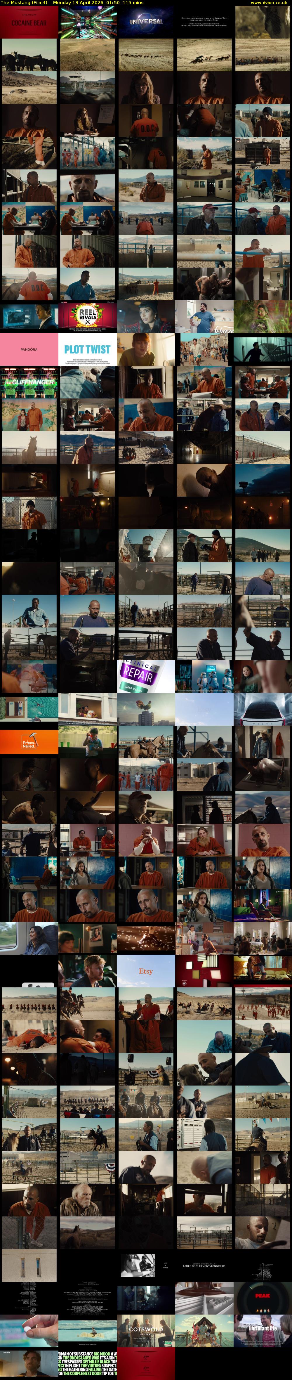 The Mustang (Film4) Monday 13 April 2026 01:50 - 03:45