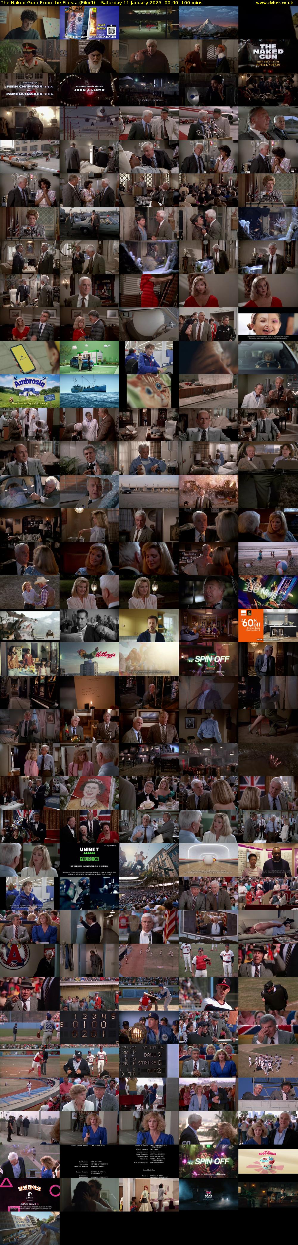 The Naked Gun: From the Files... (Film4) Saturday 11 January 2025 00:40 - 02:20