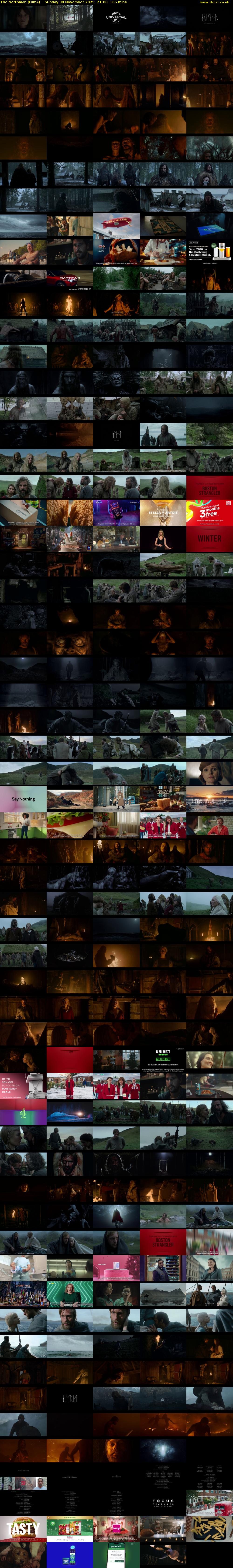 The Northman (Film4) Sunday 30 November 2025 21:00 - 23:45