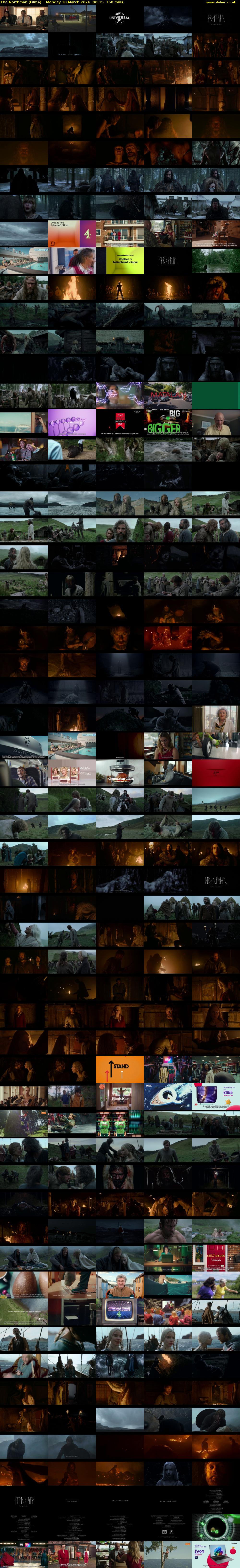 The Northman (Film4) Monday 30 March 2026 00:35 - 03:15