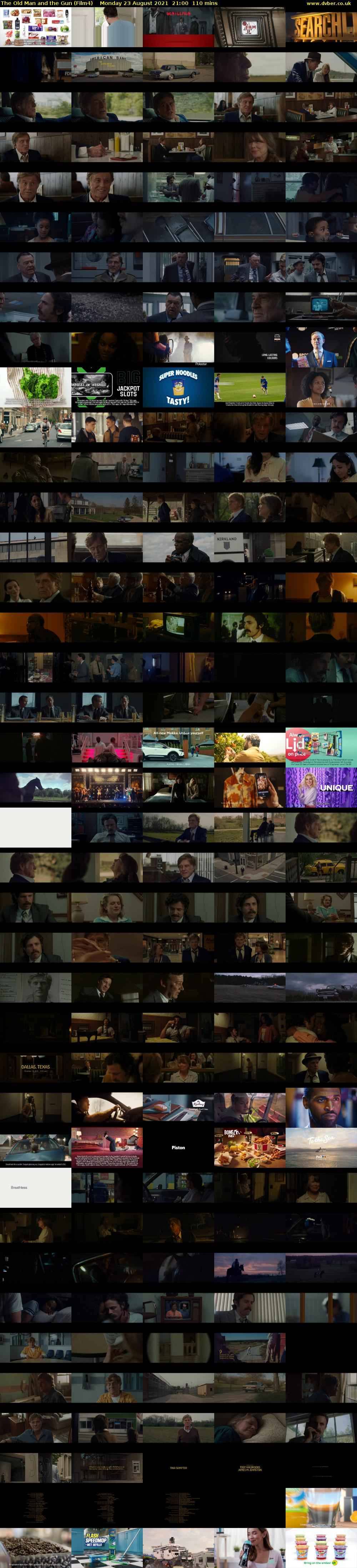 The Old Man and the Gun (Film4) Monday 23 August 2021 21:00 - 22:50