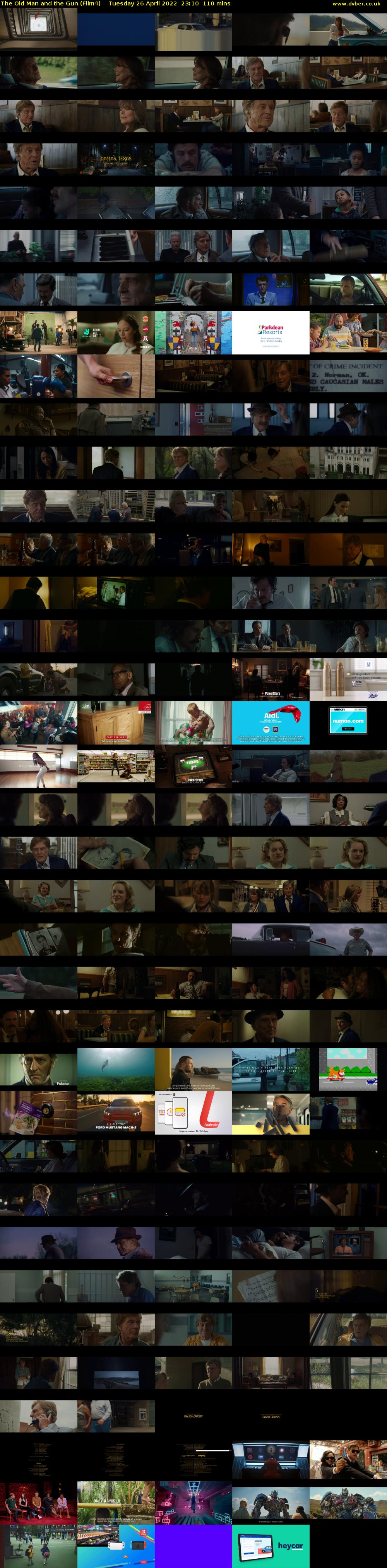 The Old Man and the Gun (Film4) Tuesday 26 April 2022 23:10 - 01:00