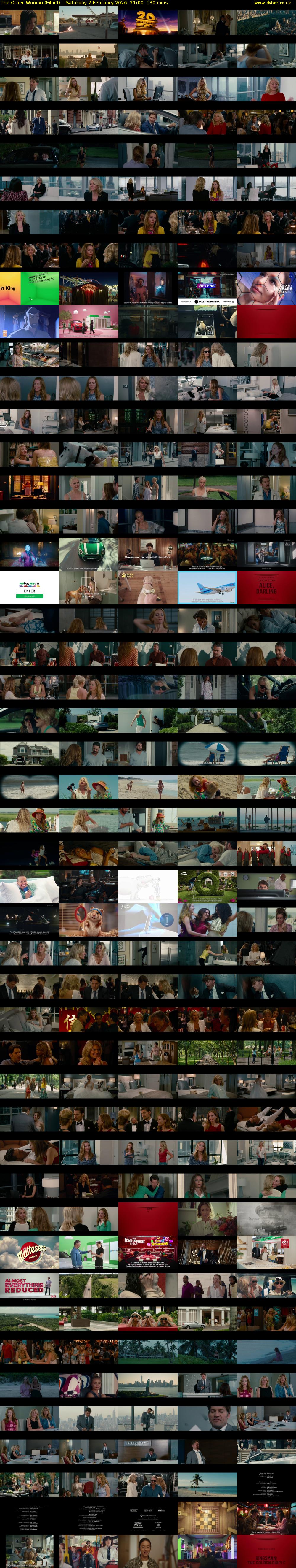 The Other Woman (Film4) Saturday 7 February 2026 21:00 - 23:10