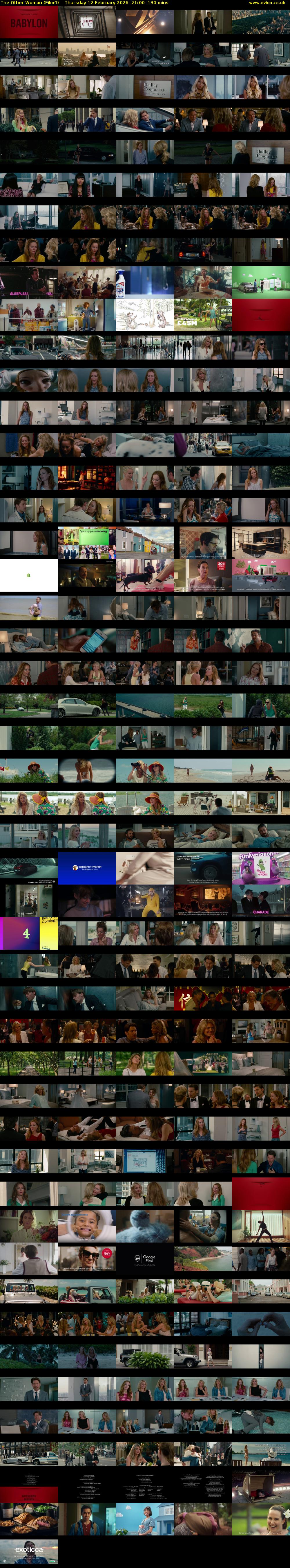 The Other Woman (Film4) Thursday 12 February 2026 21:00 - 23:10