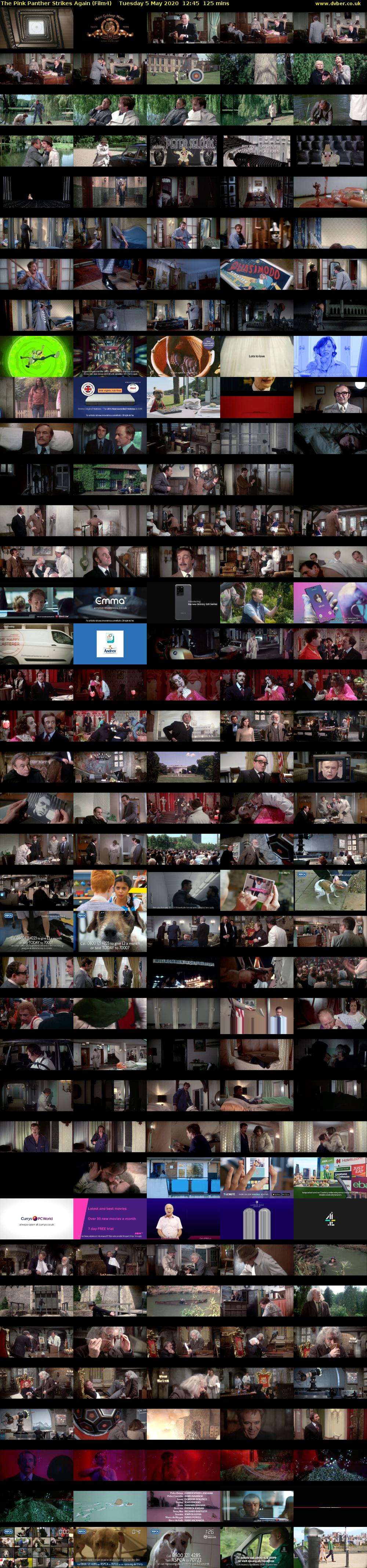 The Pink Panther Strikes Again (Film4) Tuesday 5 May 2020 12:45 - 14:50