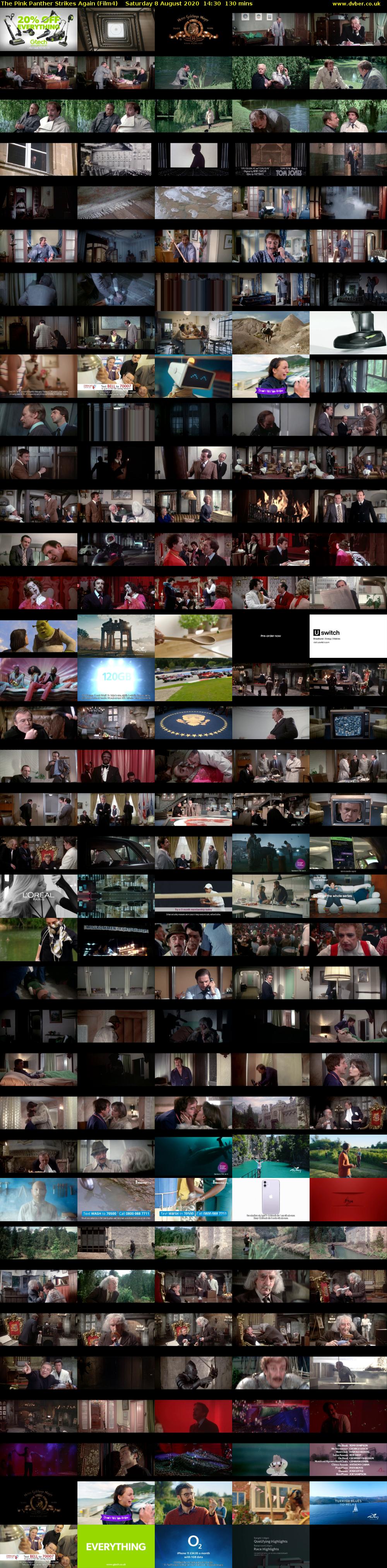 The Pink Panther Strikes Again (Film4) Saturday 8 August 2020 14:30 - 16:40
