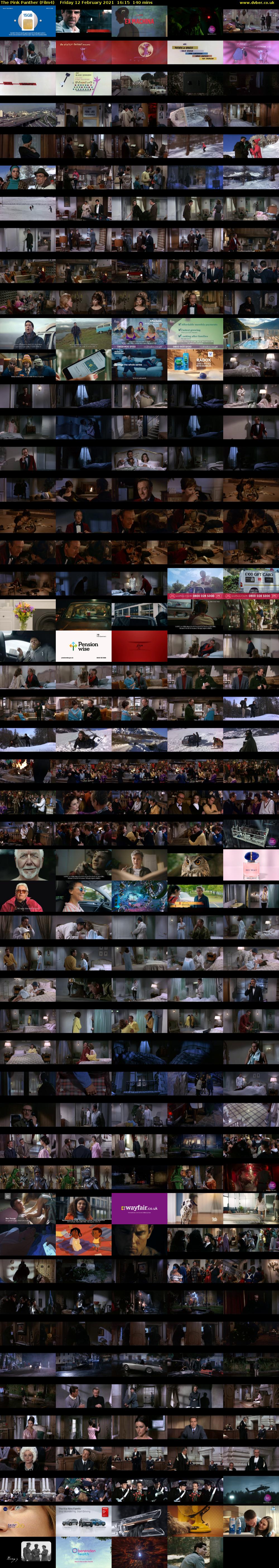 The Pink Panther (Film4) Friday 12 February 2021 16:15 - 18:35