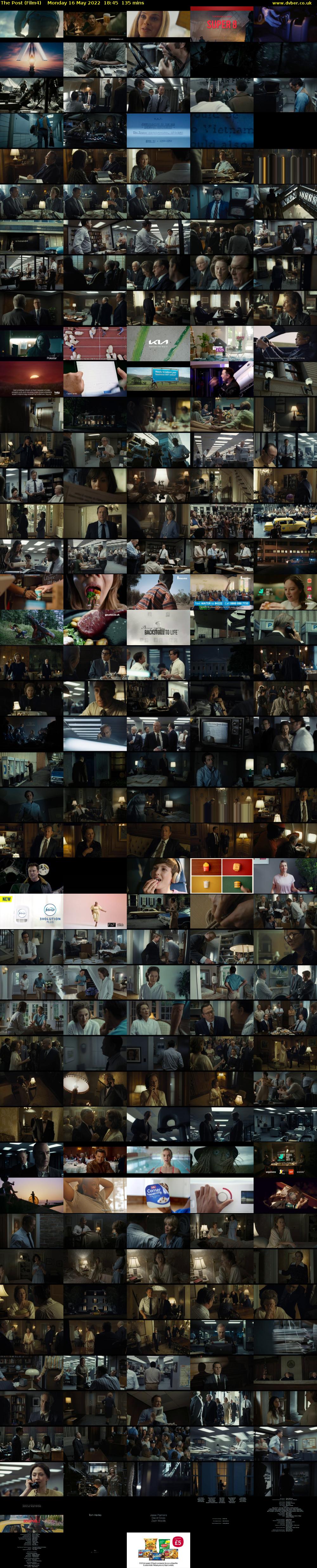 The Post (Film4) Monday 16 May 2022 18:45 - 21:00