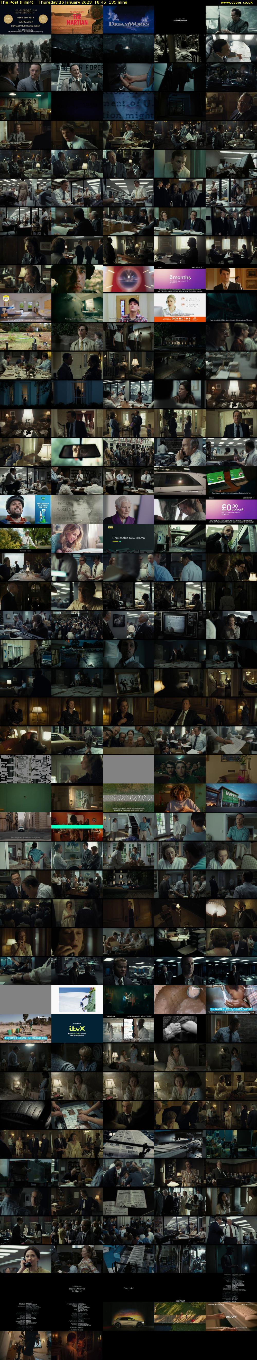 The Post (Film4) Thursday 26 January 2023 18:45 - 21:00