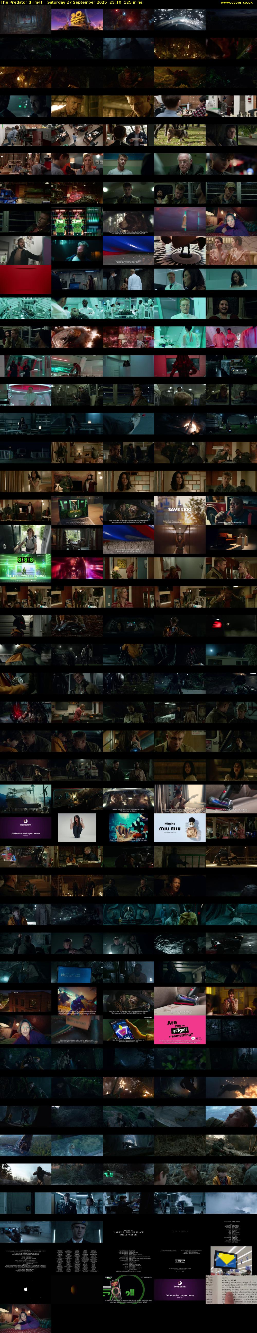 The Predator (Film4) Saturday 27 September 2025 23:10 - 01:15
