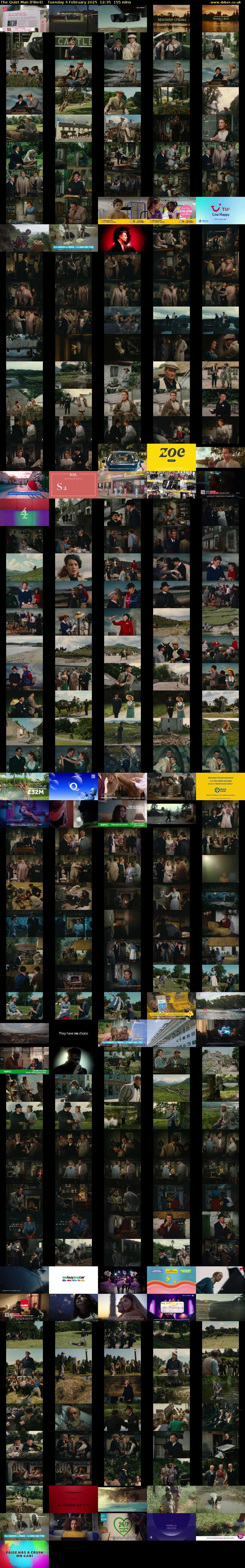 The Quiet Man (Film4) Tuesday 4 February 2025 12:35 - 15:10
