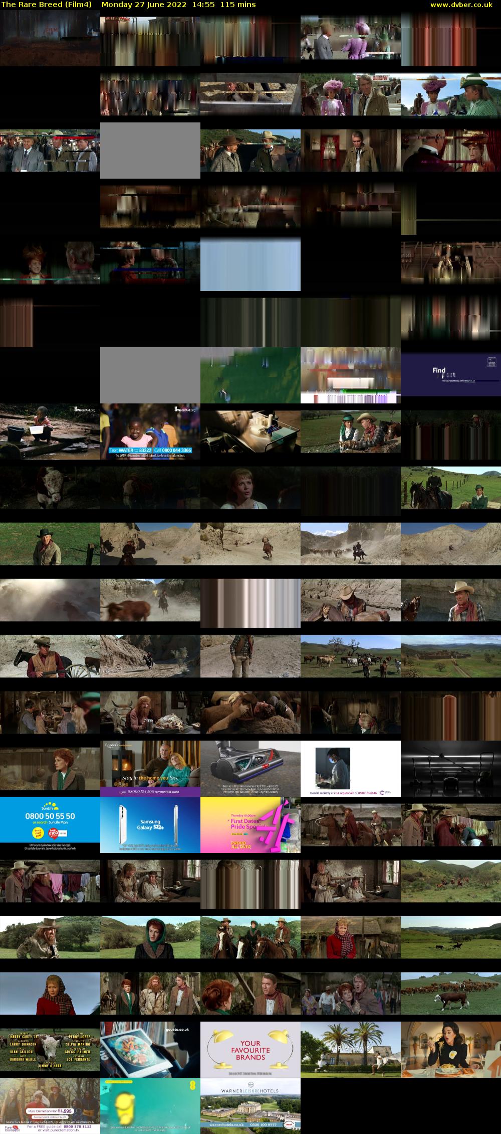 The Rare Breed (Film4) Monday 27 June 2022 14:55 - 16:50