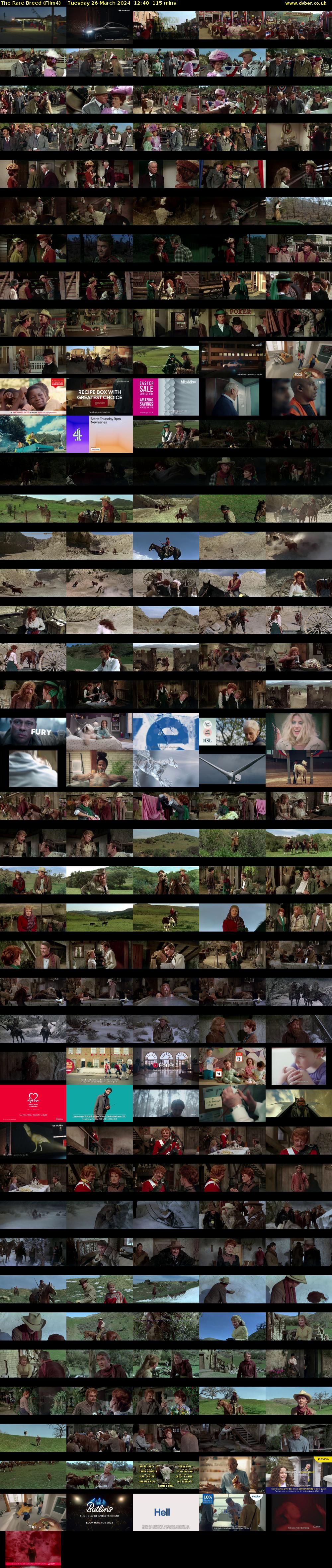 The Rare Breed (Film4) Tuesday 26 March 2024 12:40 - 14:35