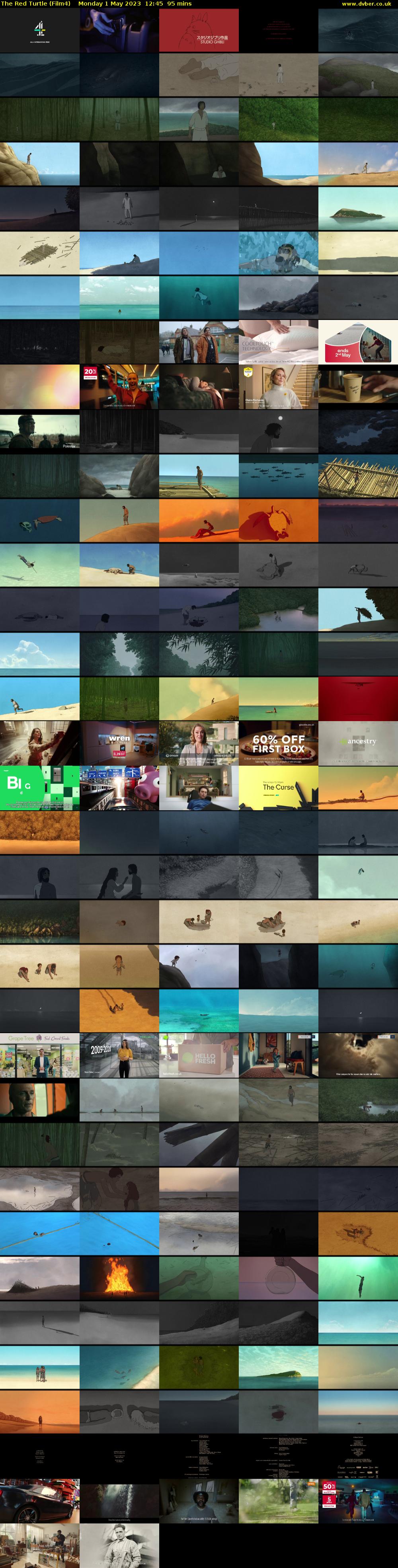 The Red Turtle (Film4) Monday 1 May 2023 12:45 - 14:20