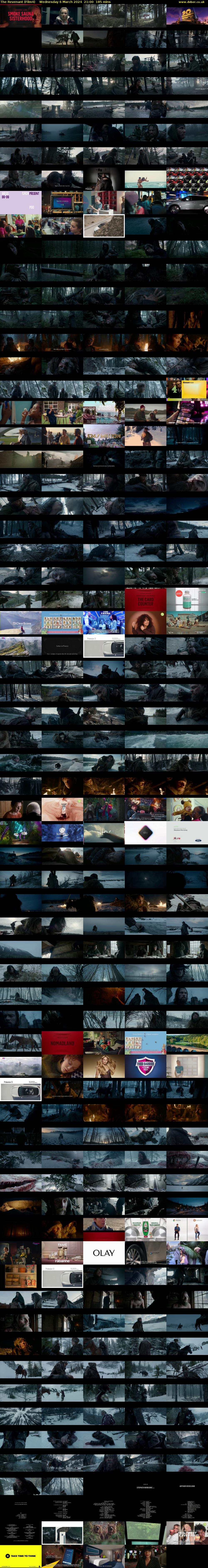 The Revenant (Film4) Wednesday 6 March 2024 21:00 - 00:05