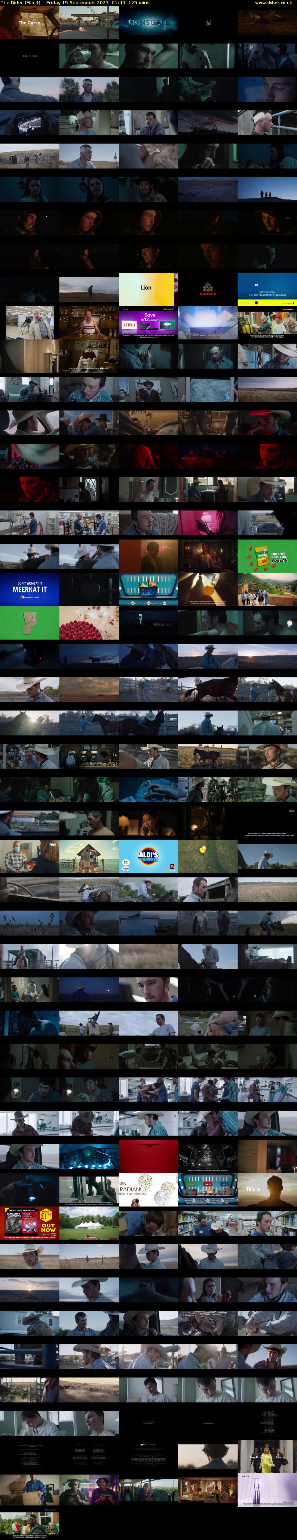 The Rider (Film4) Friday 15 September 2023 01:45 - 03:50