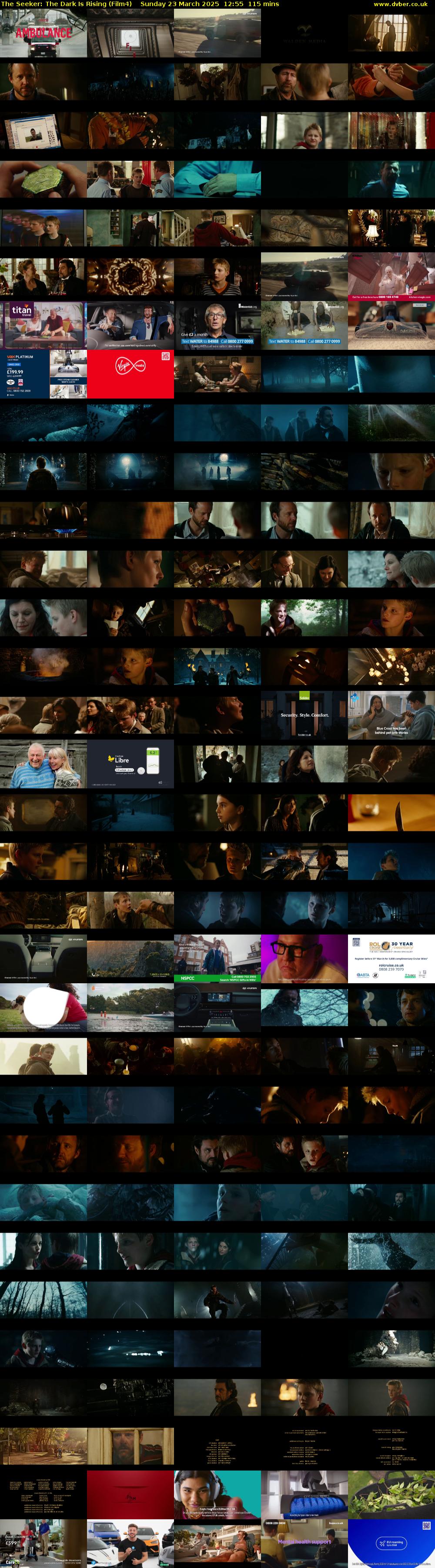 The Seeker: The Dark Is Rising (Film4) Sunday 23 March 2025 12:55 - 14:50