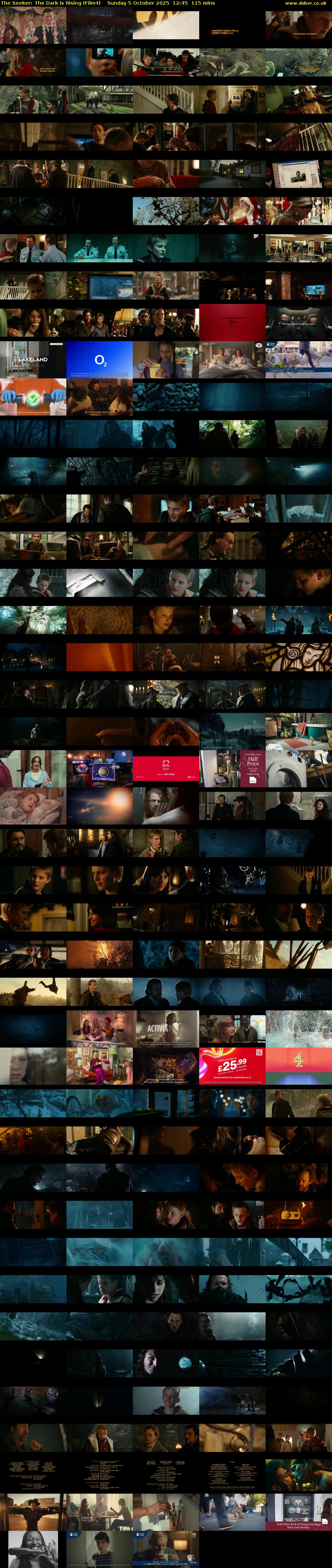 The Seeker: The Dark Is Rising (Film4) Sunday 5 October 2025 12:45 - 14:40