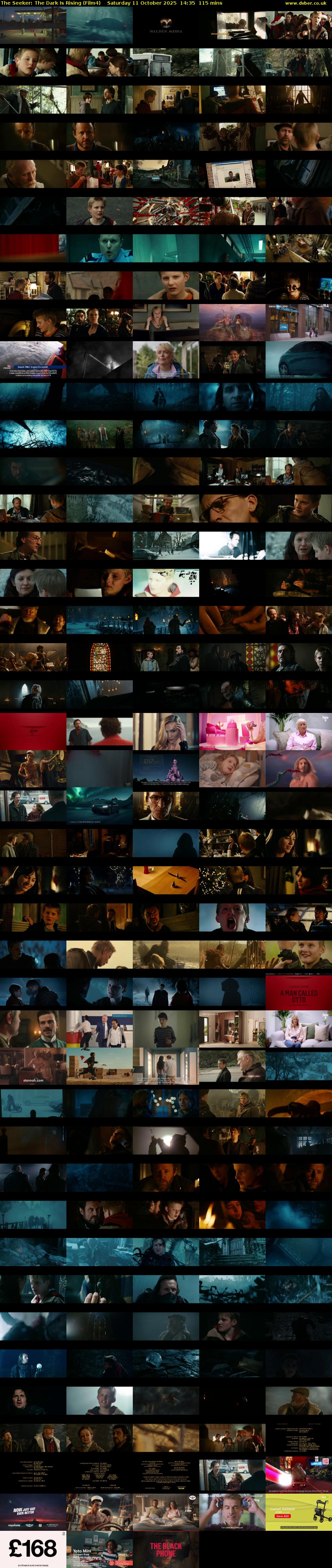 The Seeker: The Dark Is Rising (Film4) Saturday 11 October 2025 14:35 - 16:30