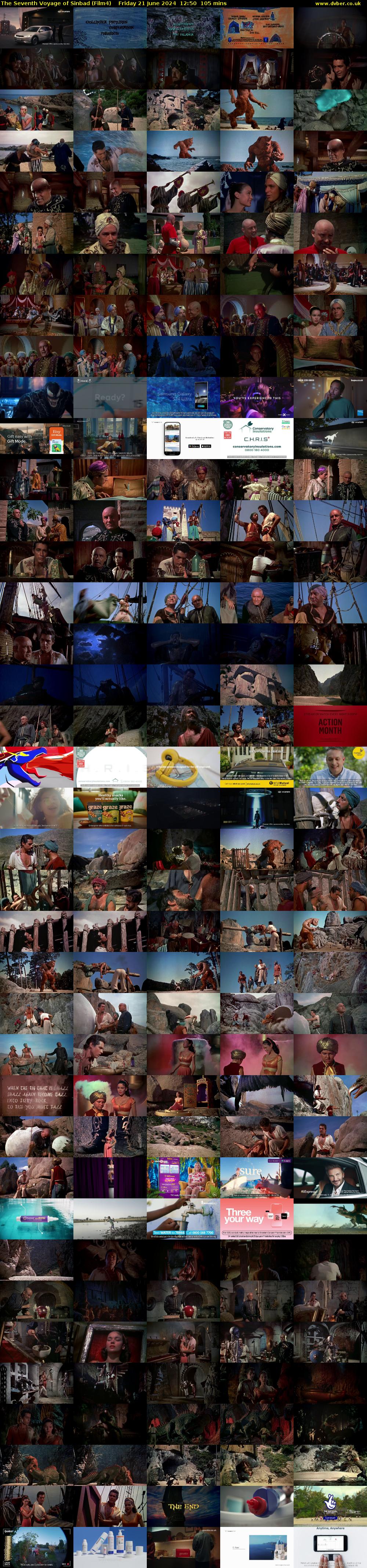 The Seventh Voyage of Sinbad (Film4) Friday 21 June 2024 12:50 - 14:35