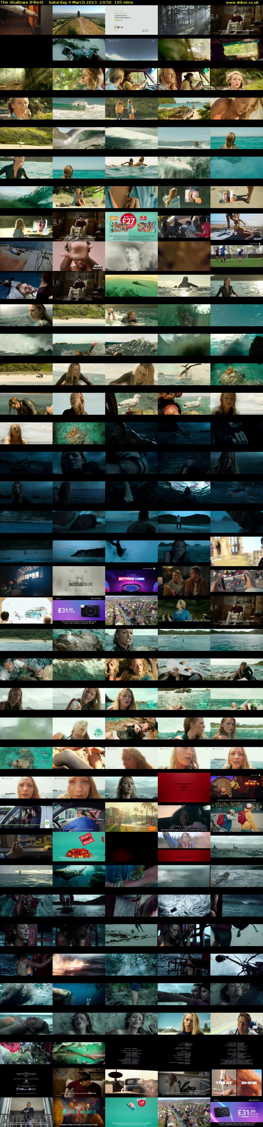 The Shallows (Film4) Saturday 4 March 2023 23:50 - 01:35