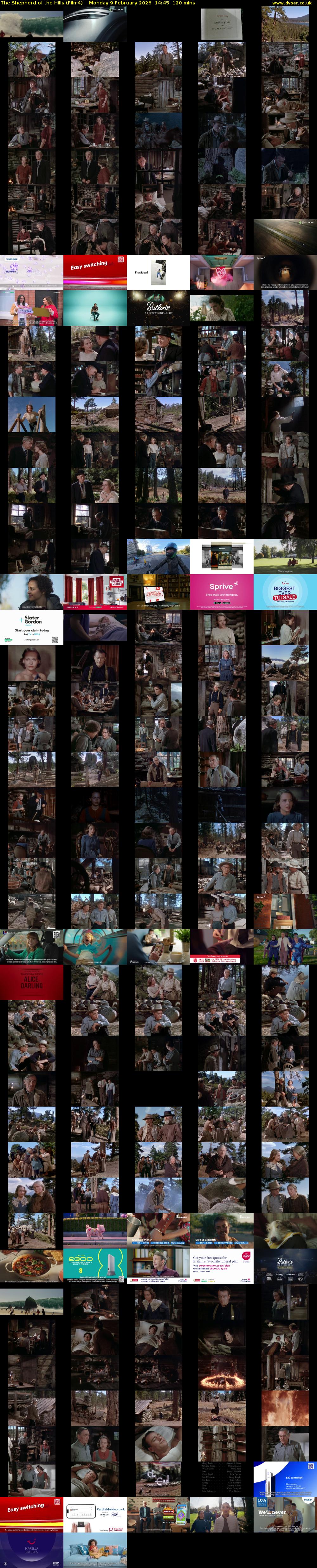 The Shepherd of the Hills (Film4) Monday 9 February 2026 14:45 - 16:45