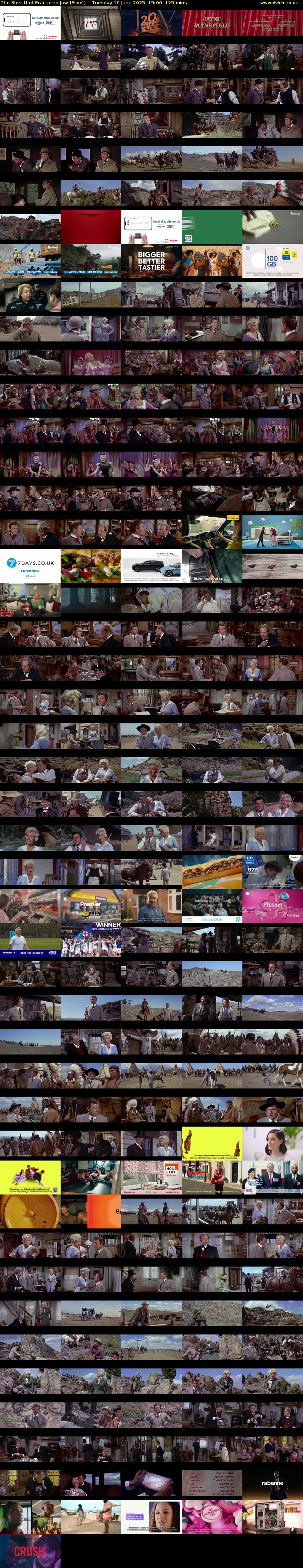 The Sheriff of Fractured Jaw (Film4) Tuesday 10 June 2025 15:00 - 17:05