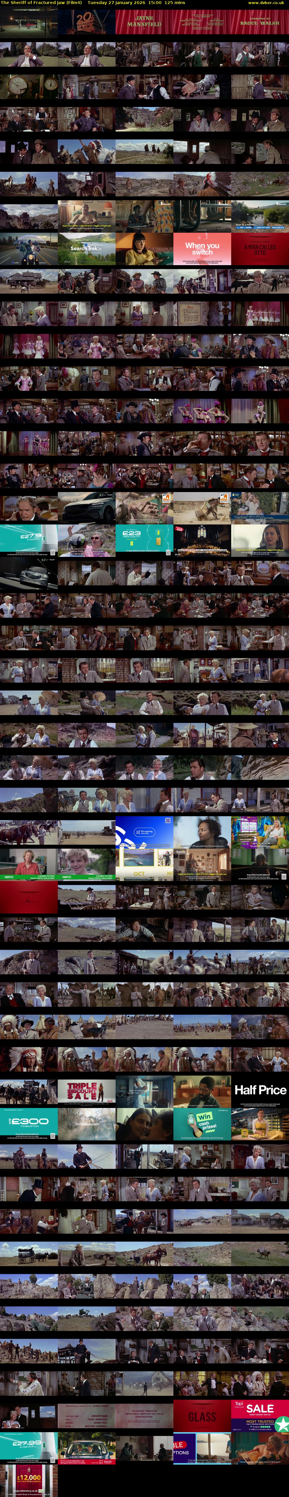 The Sheriff of Fractured Jaw (Film4) Tuesday 27 January 2026 15:00 - 17:05